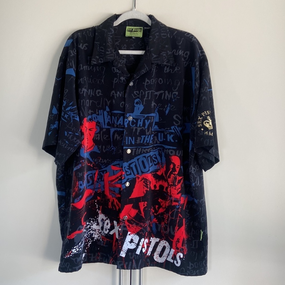 Vintage Dragonfly Sex Pistols Sid Vicious Johnny Rotten Shirt